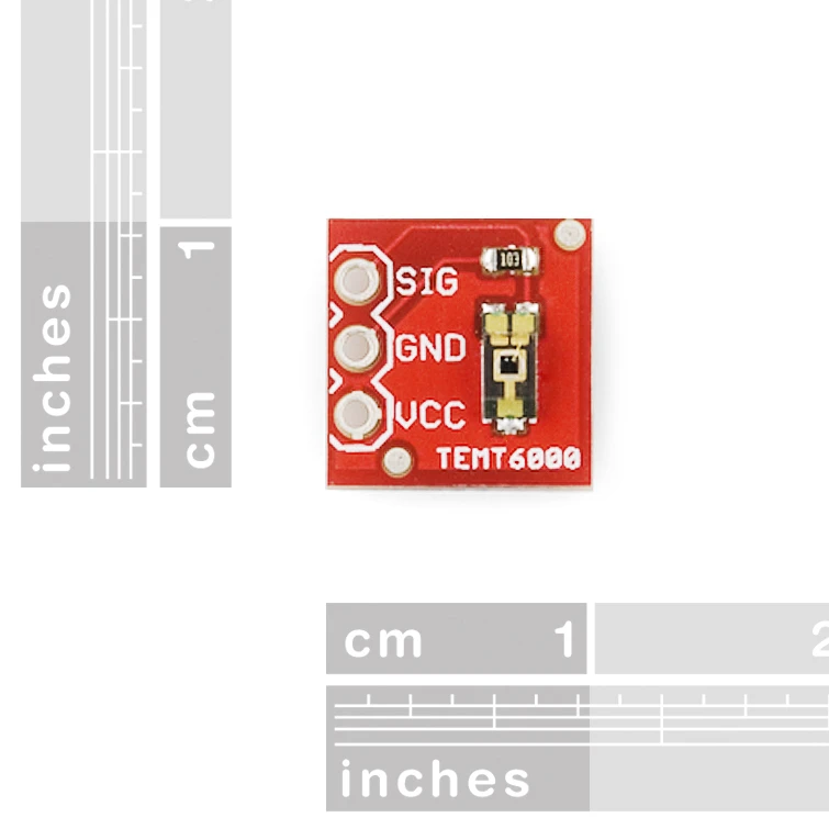 SparkFun Ambient Light Sensor Breakout - TEMT6000 2 SparkFun Ambient Light Sensor Breakout - TEMT6000 - Image 2