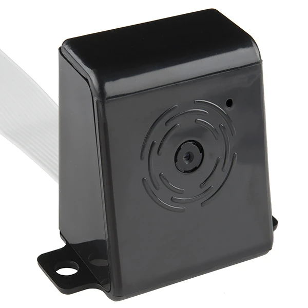 Raspberry Pi Camera Case - Black Plastic 2 Raspberry Pi Camera Case - Black Plastic - Image 2