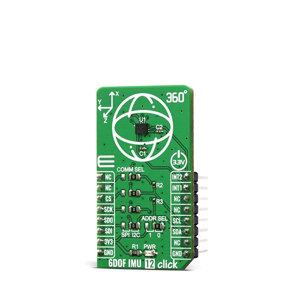 MIKROE 6DOF IMU 12 Click 1 MIKROE 6DOF IMU 12 Click