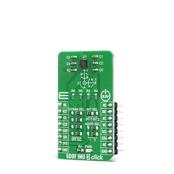 MIKROE 6 DOF IMU 3 Click 1 MIKROE 6 DOF IMU 3 Click