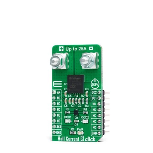 MIKROE Hall Current 8 Click - 25A -tool Sales Store 19239 MIKROE Hall Current 8 Click 25A 2