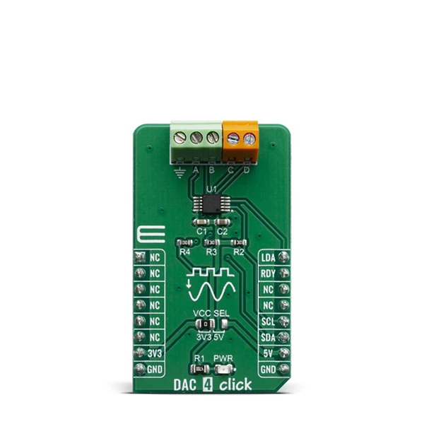 MIKROE DAC 4 Click 2 MIKROE DAC 4 Click - Image 2