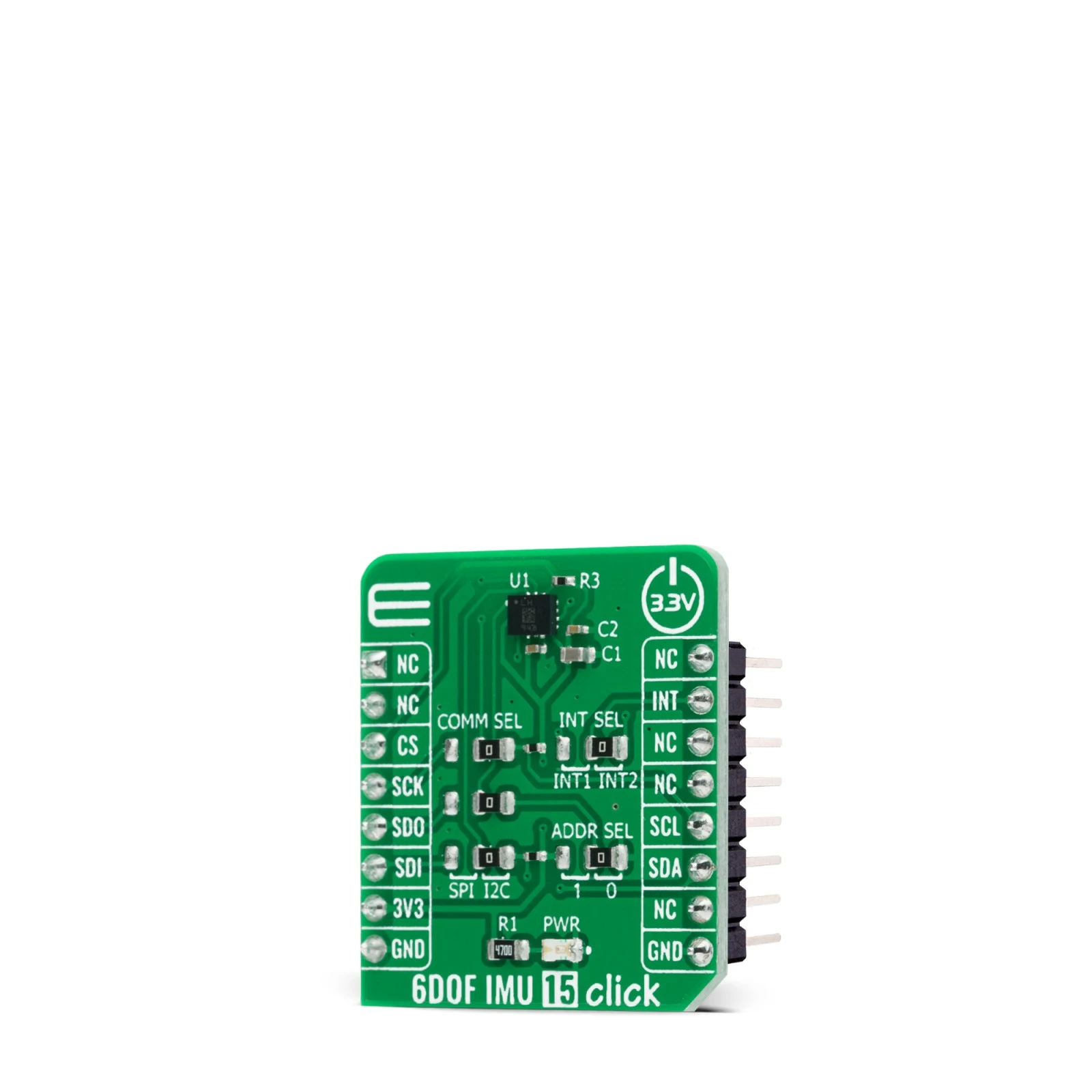 MIKROE 6DOF IMU 15 Click 1 MIKROE 6DOF IMU 15 Click