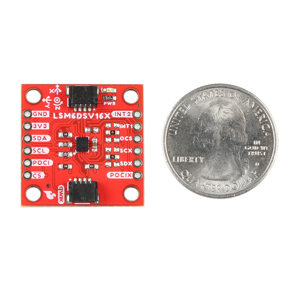 SparkFun 6DoF IMU Breakout - LSM6DSV16X (Qwiic) 4 SparkFun 6DoF IMU Breakout - LSM6DSV16X (Qwiic) - Image 4